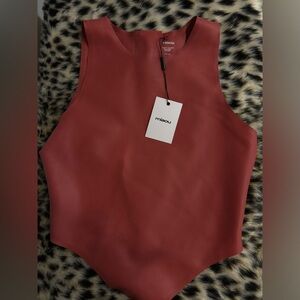 Miaou Jinx Top in Strawberry